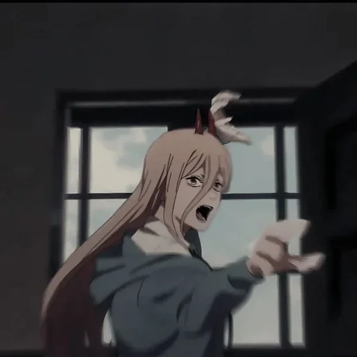 Стикер человек бензопила @anime_stickerr - 10