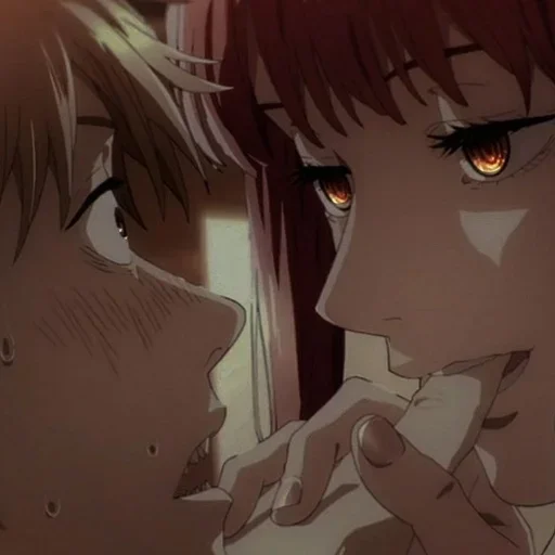 Стикер человек бензопила @anime_stickerr - 9