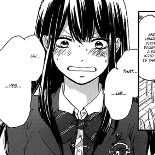 Стикер hozuki satowa @anime_stickerr - 3