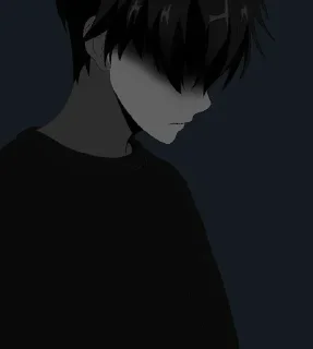 Стикер чб - 8