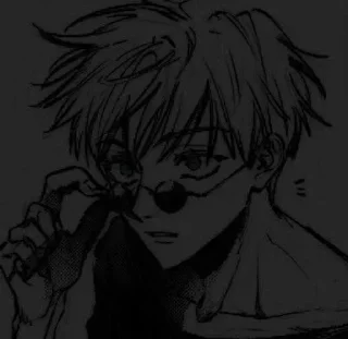 Стикер чб - 0