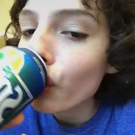 soft drink person human face