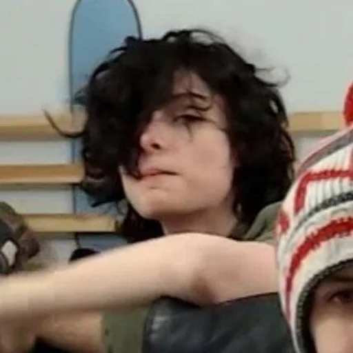 person human face clothing