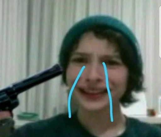 person human face weapon