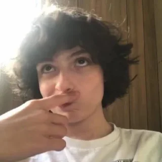 Стикер ࣪ .finn wolfhard  ‹‹ ✶ @polaroidstikers - 0