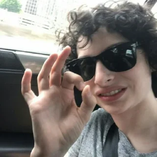 Стикер ࣪ .finn wolfhard  ‹‹ ✶ @polaroidstikers - 11