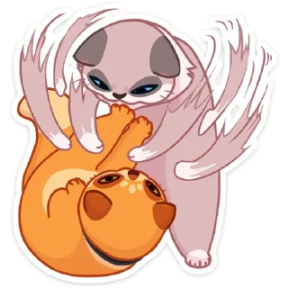 Sticker Огонёк и Дымка (@TgSticker) - 6