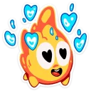 Sticker Огонёк :: @TgSticker - 8