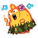 Sticker Огонёк :: @TgSticker - 4