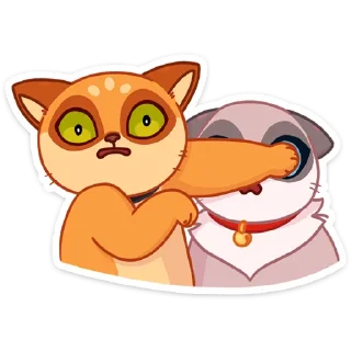 Sticker Огонёк и Дымка :: @stickroom - 8