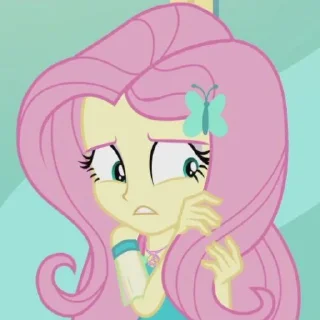 Sticker Fluttershy, @BloodyPlace - 8