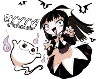 Стикер Флора-тян - @tg_sticks - 1