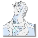 Стикер Fluffdragon - 10