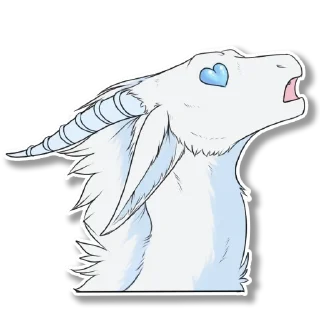 Стикер Fluffdragon - 11