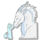 Стикер Fluffdragon - 8