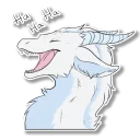 Стикер Fluffdragon - 1