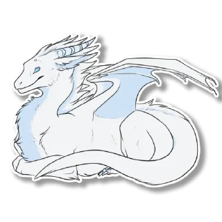 Стикер Fluffdragon - 6