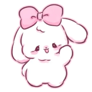 Стикер fluffy | ➩ tg: @wexsavi 🎀 - 1