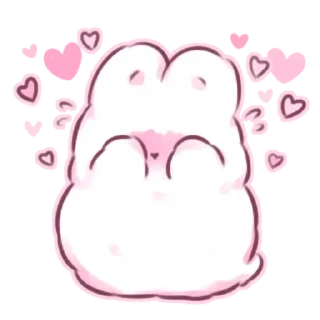 Стикер fluffy | ➩ tg: @wexsavi 🎀 - 6