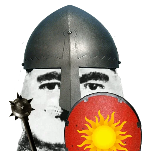 шлем человеческое лицо мультфильм