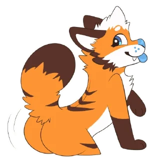 Стикер Fluffz @Fluffzfolf - 5