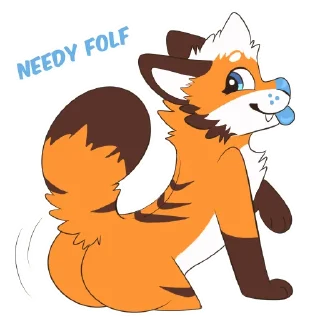 Стикер Fluffz @Fluffzfolf - 1