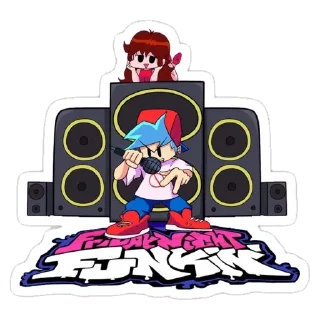 Стикер Friday Night Funkin’ - 2