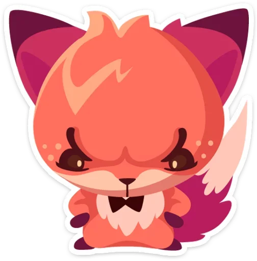 Sticker Фокси • Foxy   (@TgSticker) - 9