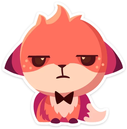 Sticker Фокси • Foxy   (@TgSticker) - 5