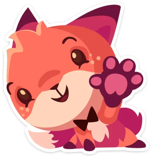 Sticker Фокси • Foxy   (@TgSticker) - 2