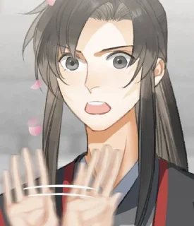 Sticker китайские 2д мужики - 5