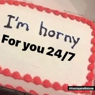 Sticker forever horny - 4