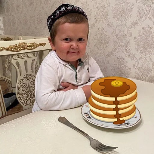 person baked goods human face
