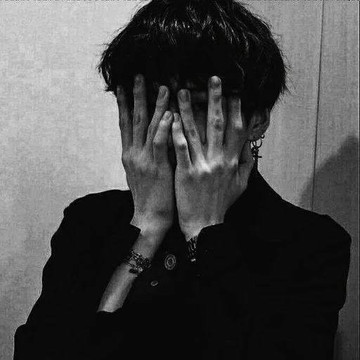 black and white person human face