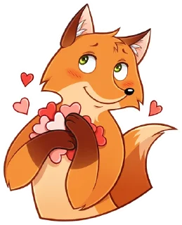 Sticker Лисик (@Fealosse) - 1