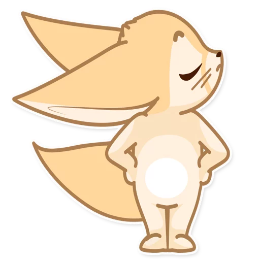 Стикер fox_ask - 1