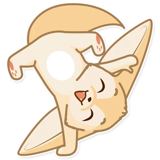 Sticker fox_ask - 1