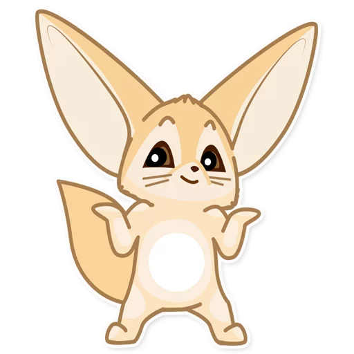 Стикер fox_ask - 1