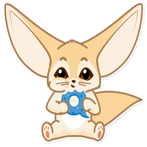 Sticker fox_ask - 1