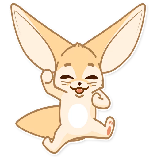 Sticker fox_ask - 1