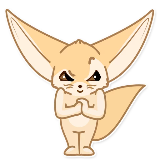 Стикер fox_ask - 1