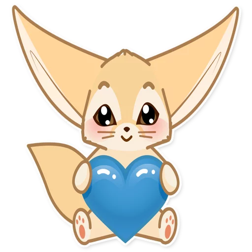 Sticker fox_ask - 1