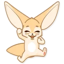 Sticker Лисёнок Аск - 4