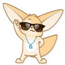 Sticker Лисёнок Аск - 5