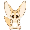 Sticker Лисёнок Аск - 7