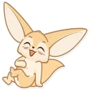 Sticker Лисёнок Аск - 0