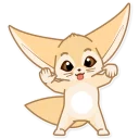 Sticker Лисёнок Аск - 10