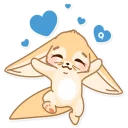 Sticker Лисёнок Аск - 11