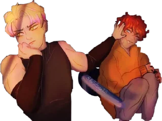 Sticker Лисы - 1