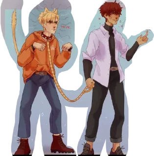 Sticker Лисы - 2